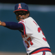 Moore sends in a pitch. Photo credit: Rick Stewart/Getty